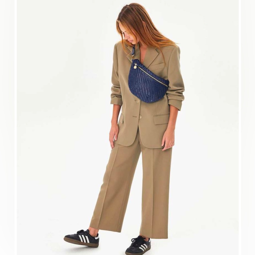 Clare V Grande Fanny in Pacific Woven